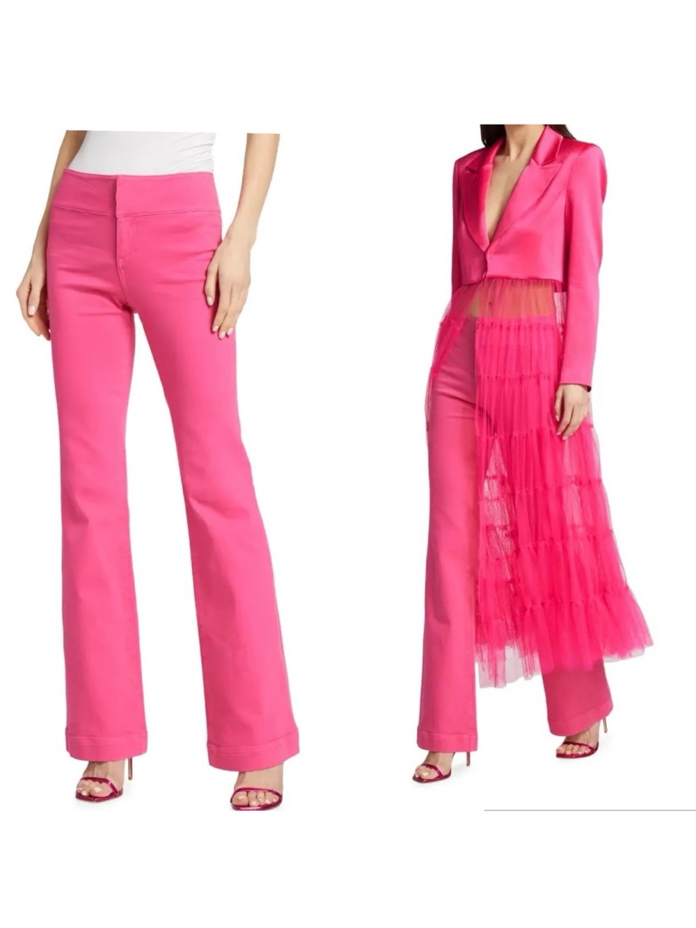Alice + Olivia Olivia Stretch Flare Jeans in Candy Size 27